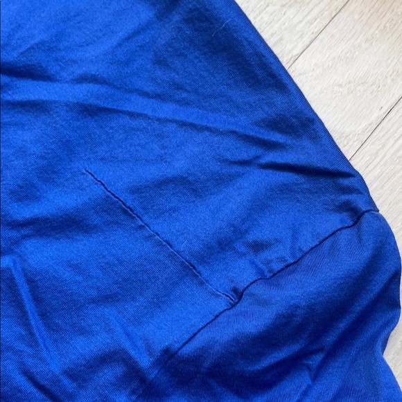 Dior (Designer) Royal Blue Unisex Short Sleeve Tee { Fits like a Men’s Medium } - Picture 9 of 12